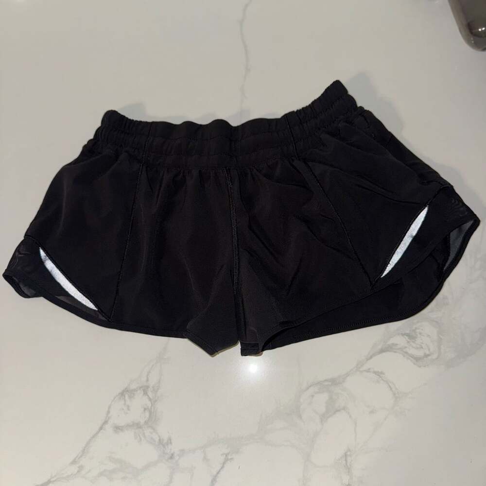 Lululemon Speed Up Short 2.5" Lined Athletic Running Shorts Black Size 6